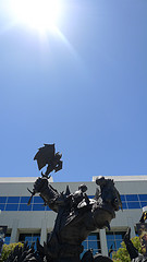 Blizzard Orc Statue